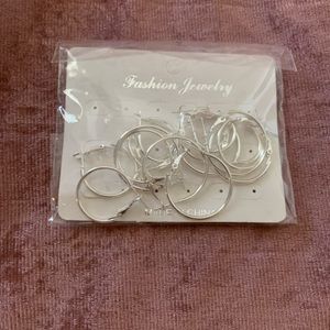 earrings hoops silver